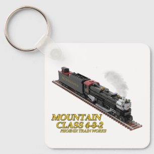 Llavero Locomotora PTW Mountain 4-8-2 de doble cara
