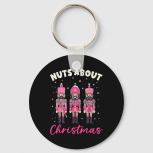 Llavero Locos por Navidad Cascanueces Rosa Navidad Squad