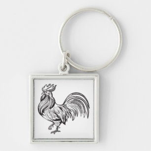Llavero Locuela de Pollo Loca Chica de Campo Granjera Gall