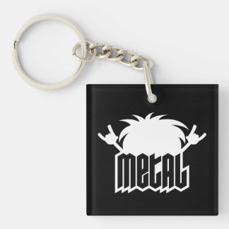 Llavero Locura de Pelo Sacudiendo la Cabeza Metal