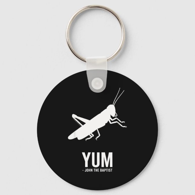 Llavero Locust John The Baptist Funny Christian New Testam (Anverso)