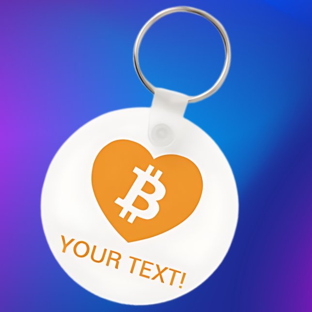 Llavero Logo de Bitcoin en el corazón (Subido por el creador)