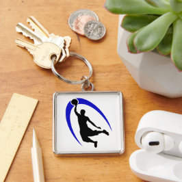 Llavero Logo de Black Blue Basketball