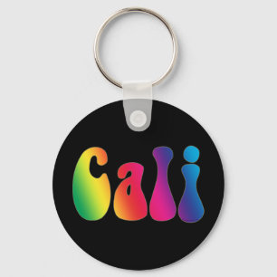 Llavero Logo de Cali Tie-Dye California Hippie