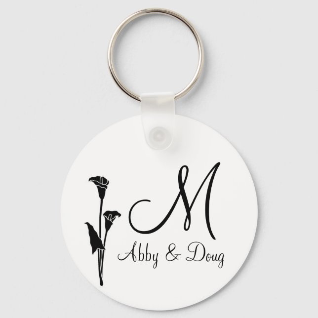 Llavero Logo de DIY Tulip con monograma (Anverso)