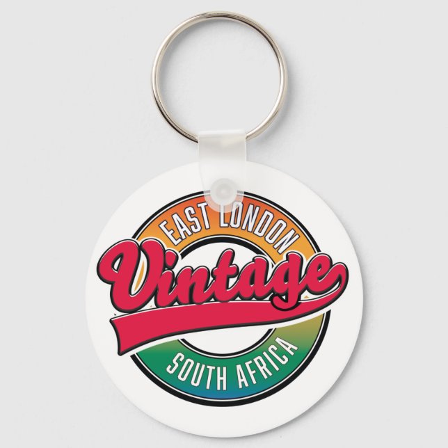 Llavero Logo de East London en Sudáfrica (Anverso)