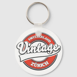 Llavero Logo de estilo antiguo de Suiza Zúrich