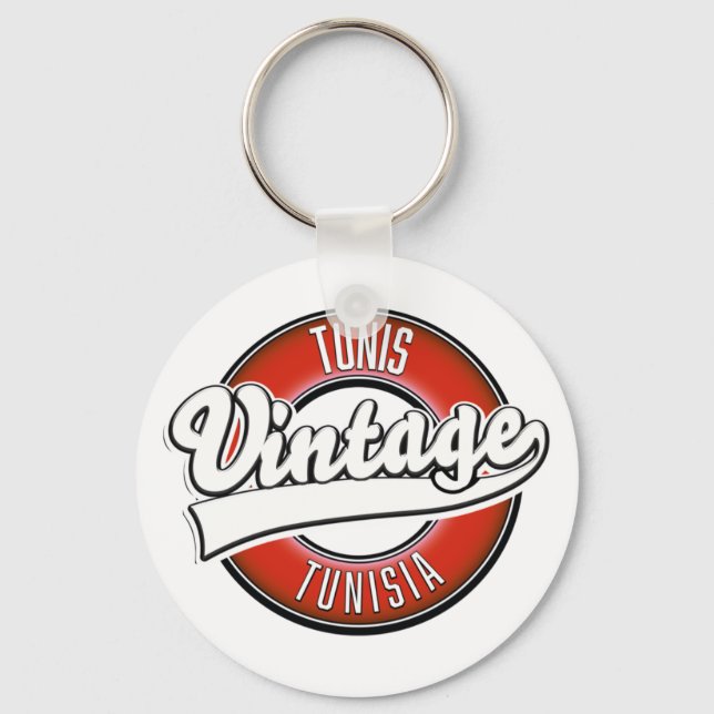 Llavero Logo de estilo antiguo de Túnez (Anverso)
