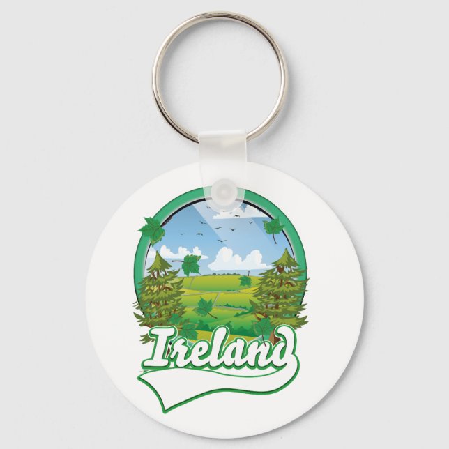 Llavero Logo de Ireland Travel (Anverso)