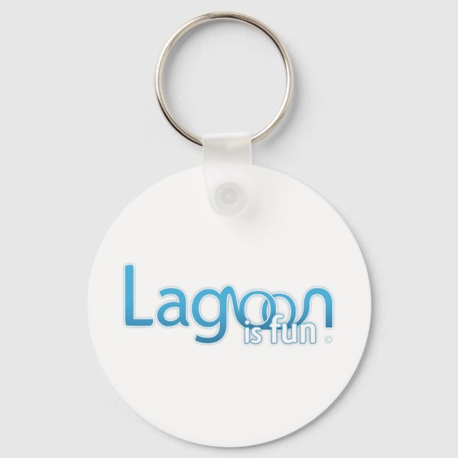 Llavero Logo De Lagoon Is Fun (Anverso)