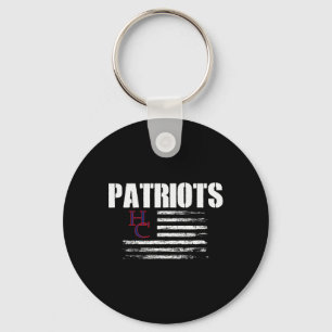 Llavero Logo De Los Patriotas Del Condado De Henry Bandera