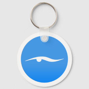 Llavero Logo de natación en camiseta