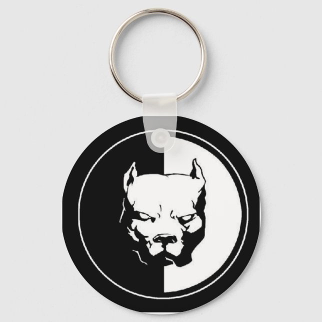 Llavero logo de pit_bull (Anverso)