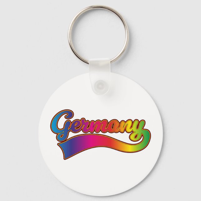 Llavero Logo de Rainbow de Alemania (Anverso)