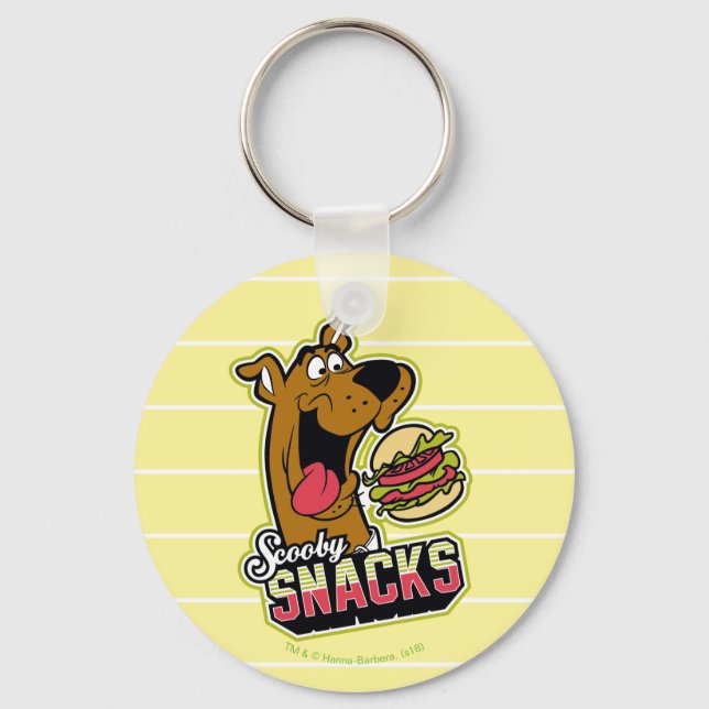 Llavero Logo de Scooby-Doo "Snacks Scooby" (Anverso)