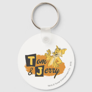Llavero Logo de Tom y Jerry Mouse en Paw