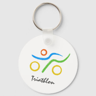 Llavero Logo de Triathlon
