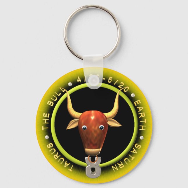 Llavero Logo de Valxart Taurus zodiac (Anverso)