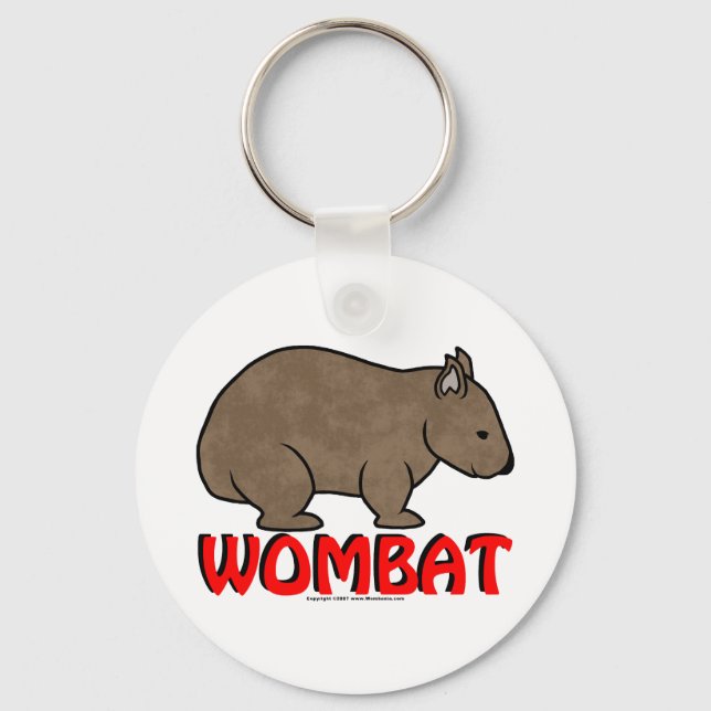 Llavero Logo de Wombat (Anverso)