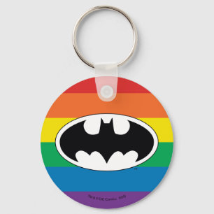 Llavero Logo del arco iris de Batman