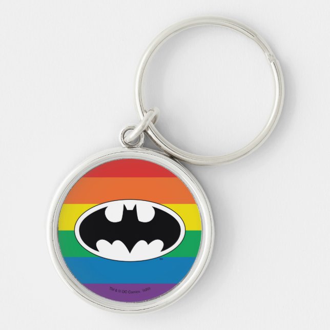 Llavero Logo del arco iris de Batman (Frente)