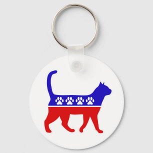 Llavero Logo del Fiesta del gato, gran Fiesta de Meow en l