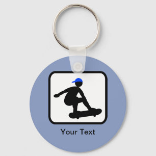 Llavero Logo del Skater personalizable en Skateboard