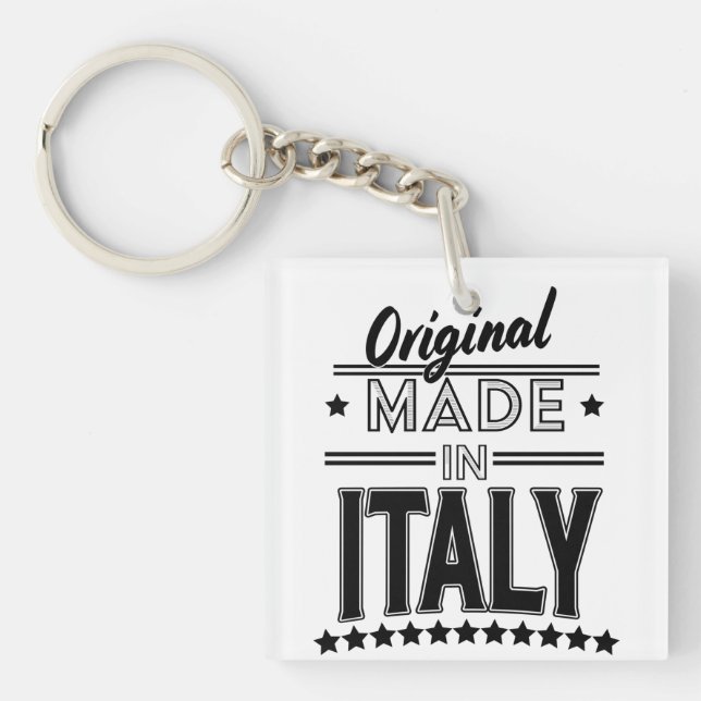 Llavero Logo original hecho en Italia (Frente)