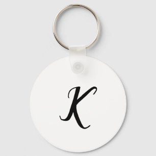 LLAVERO LOGO PERSONALIZADO SIMPLE MINIMALISTA AZUL BLANCO