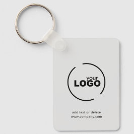 Llavero Logo profesional de negocios moderno Código QR Gri