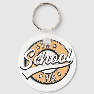 Llavero Logo retro de la carrera escolar