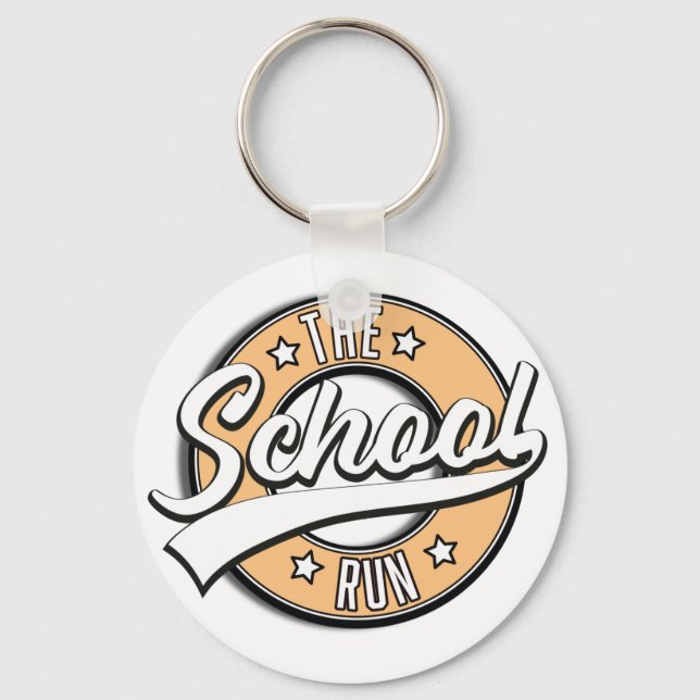 Llavero Logo retro de la carrera escolar (Anverso)