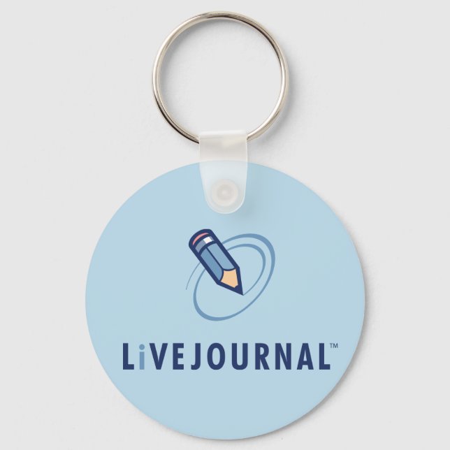 Llavero Logo vertical de LiveJournal (Anverso)