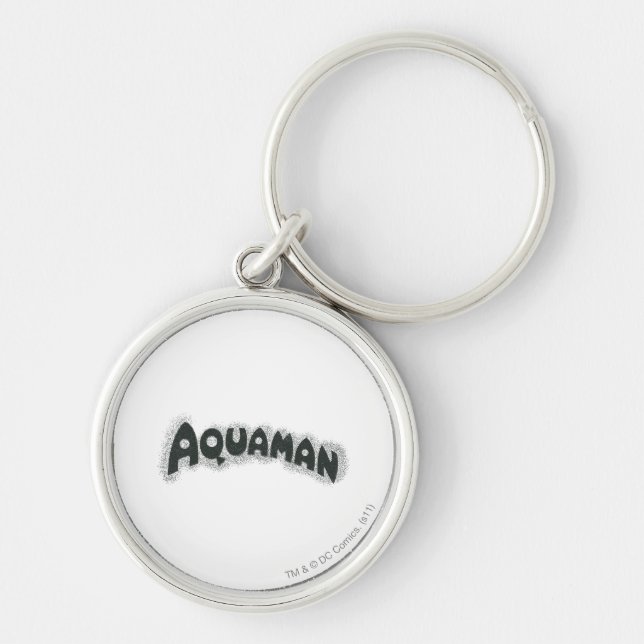 Llavero Logotipo Aquaman Grunge Black (Frente)