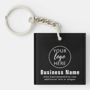 Llavero Logotipo comercial personalizado y sitio web Emple