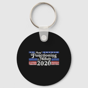 Llavero Logotipo de Any Functioning Adult 2020 Elección An