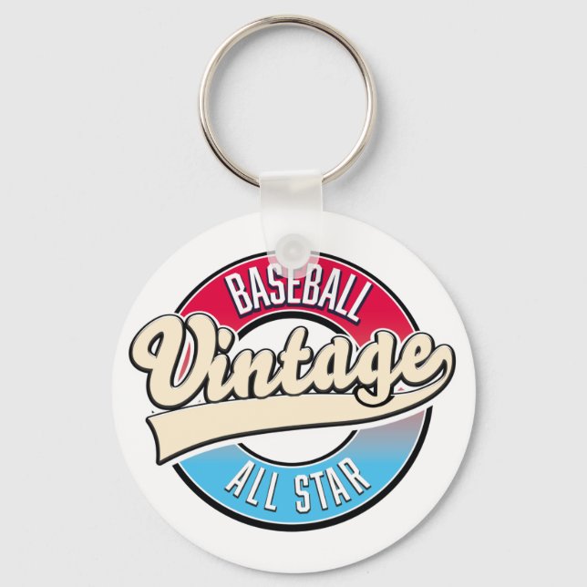 Llavero logotipo de béisbol All Star (Anverso)