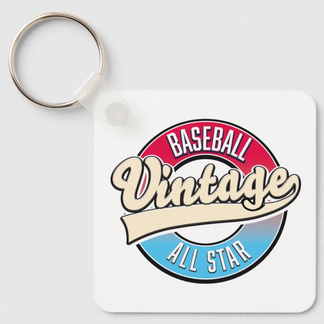 Llavero logotipo de béisbol All Star (Anverso)