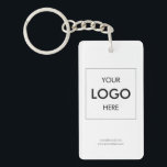 Llavero Logotipo de blanco comercial moderno<br><div class="desc">Añade tu logotipo.</div>