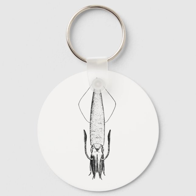 Llavero Logotipo de calamar (loligo) (Anverso)