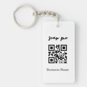 Llavero Logotipo de código QR profesional
