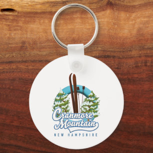 Llavero logotipo de Cranmore Mountain New Hampshire Ski