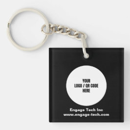 Llavero Logotipo de empresa personalizado | Nombre | Moder