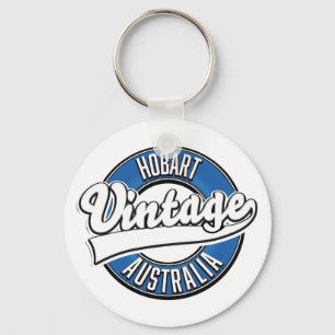 Llavero logotipo de estilo vintage de Hobart Australia