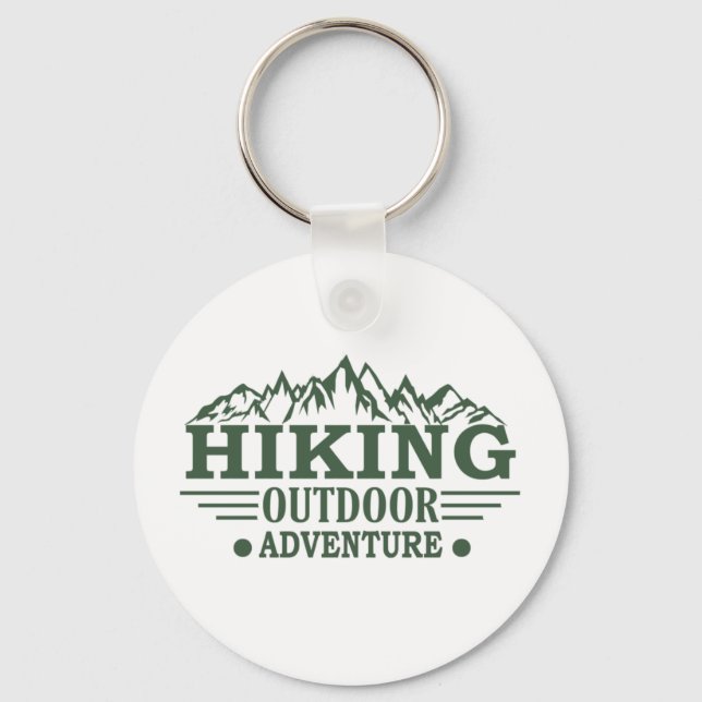 Llavero logotipo de excursión al aire libre (Anverso)