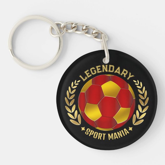 Llavero Logotipo de fútbol personalizado (Frente)