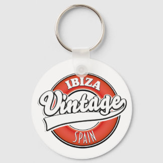 Llavero logotipo de ibiza españa estilo vintage