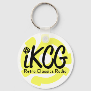 Llavero Logotipo de iKCG con cadena de claves de 45 adapta