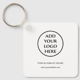 Llavero Logotipo de la placa profesional corporativa de la