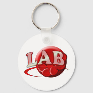 LLAVERO LOGOTIPO DE LABORATORIO DE RBC MLT - CLÍNICA MÉDIC